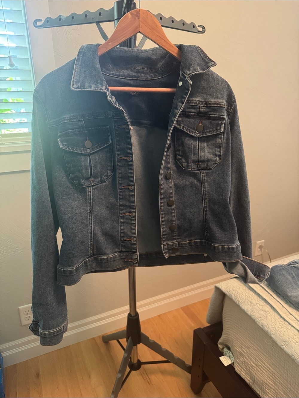 Kut from the Kloth Dark Wash Denim Jacket-Amelia Jacket